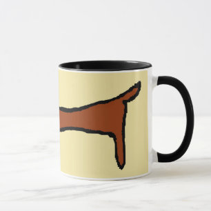 Caneca O Brown Dachshund