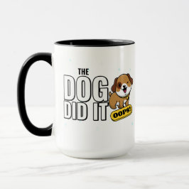 Caneca O Cachorro Fez Isso - Design