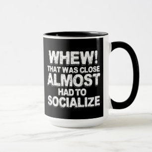 Caneca O café com Introverts
