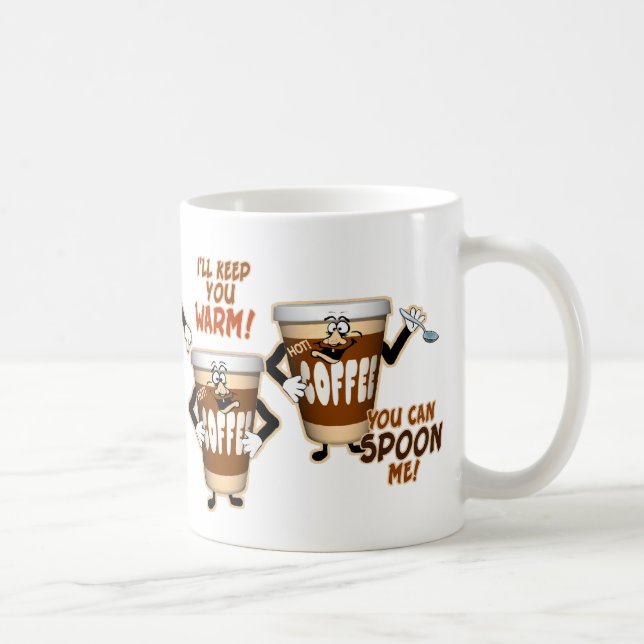 Caneca O café o mais engraçado (Direita)