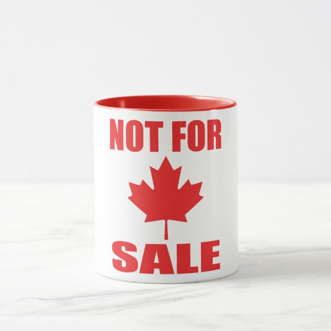 Caneca O Canadá NÃO é para venda (Centro)