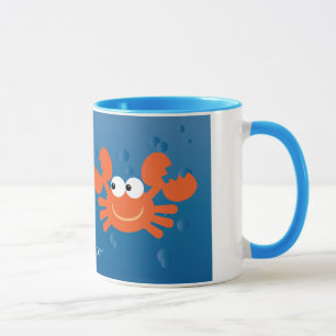 Caneca O cancer bonito Crabs o costume do sinal do