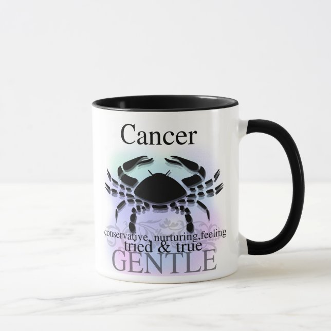 Caneca O cancer sobre você agride (Direita)