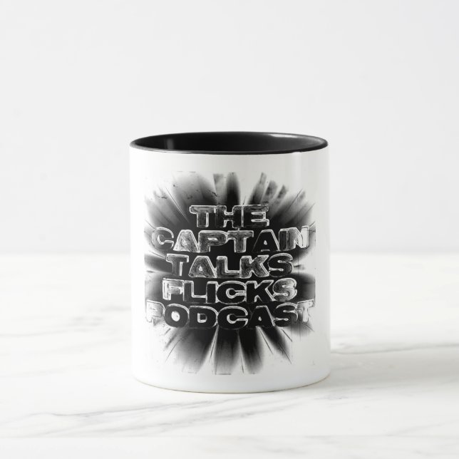 Caneca O capitão Fala Súbito Podcast (abrigo secreto) (Centro)