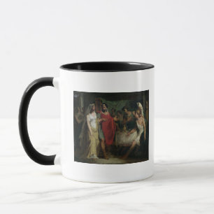 Caneca O casamento de Alexander o excelente e o Roxana