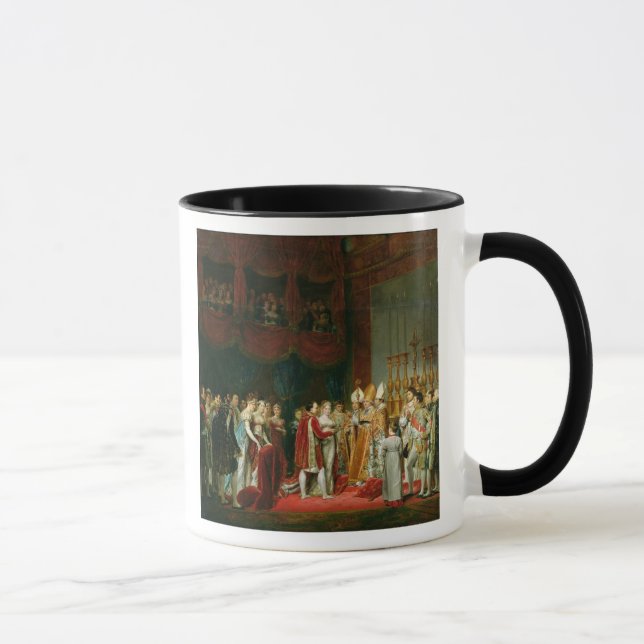 Caneca O casamento de Napoleon mim e Marie (Direita)