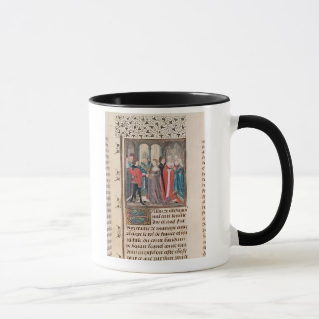 Caneca O casamento do rei de Philippe Auguste de France (Direita)