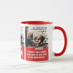 Caneca O cérebro que não morreria