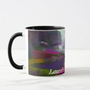 Caneca O chá de manhã da Laurel personalizável