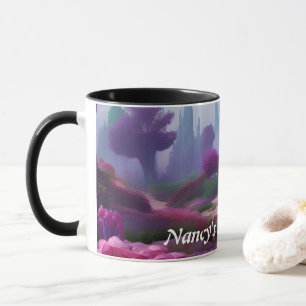 Caneca O chá de manhã da Nancy personalizável