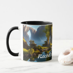 Caneca O chá de manhã da Rachel personalizado personalizá