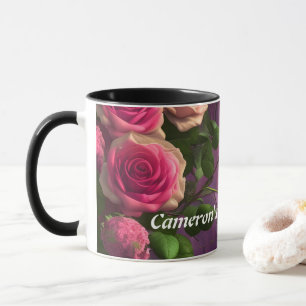 Caneca O chá de manhã de Cameron personalizável
