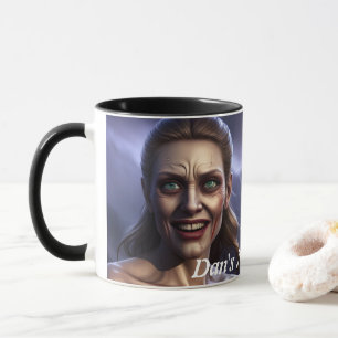 Caneca O chá de manhã de Dan personalizável personalizáve