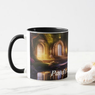 Caneca O chá de manhã de Pavel personalizado personalizáv
