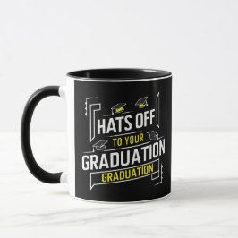 Caneca O chapéu para a sua graduação