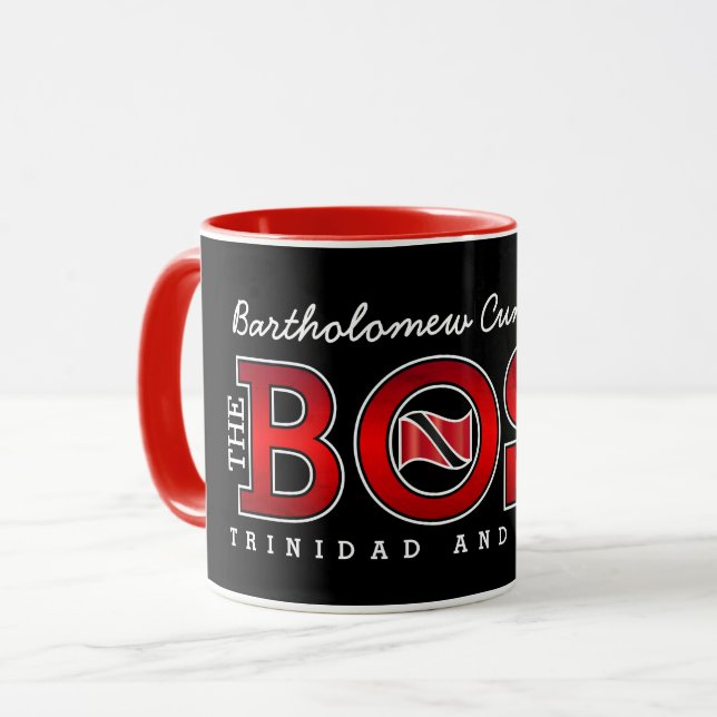 Caneca O Chefe Trinidad e Tobago (Frente Esquerda)