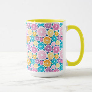 Caneca O citrino corta o teste padrão