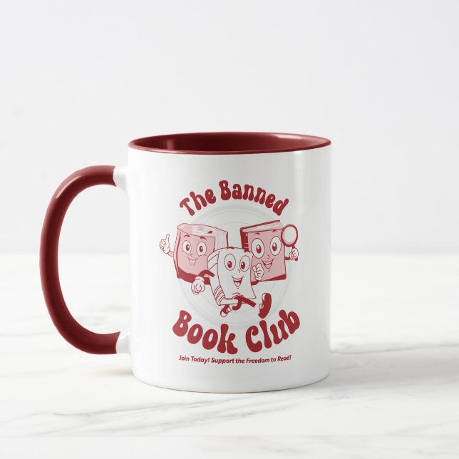 Caneca O Clube de Livros Banidos (Esquerda)
