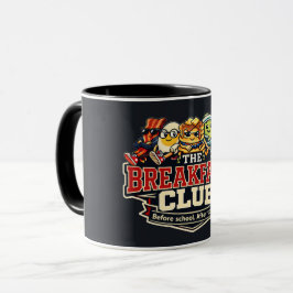 Caneca O Clube do Café da Manhã - Amantes da Comida