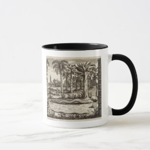 Caneca O cobra de pedra, de "China ilustrou" por Athan