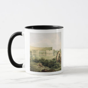 Caneca O Colosseum, Roma, 1802 (w/c sobre a grafite no wo