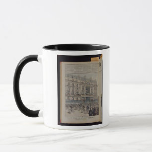 Caneca O começo da raça de bicicleta de Paris-Bresta