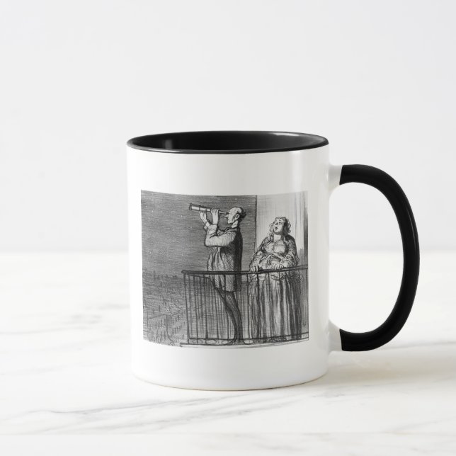 Caneca O cometa, incredules de Parisiens (Direita)
