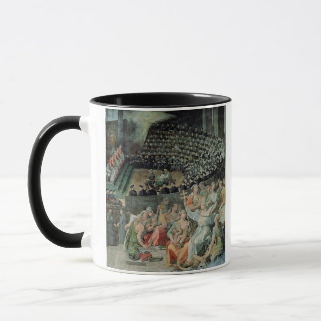 Caneca O Conselho de Trent, 1588-89 (fresco) (Esquerda)