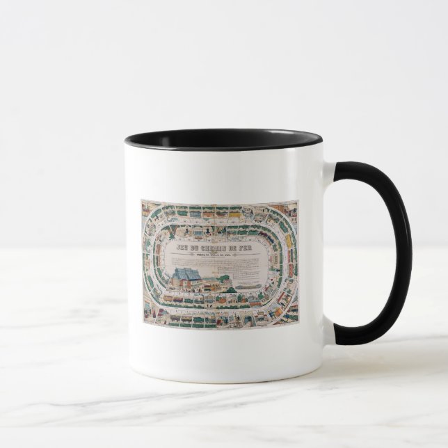 Caneca O conselho para um jogo railway, 1850 (Direita)