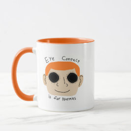 Caneca O contato visual é para normais
