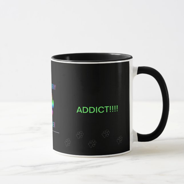 Caneca O copo de café de canto peludo (Direita)