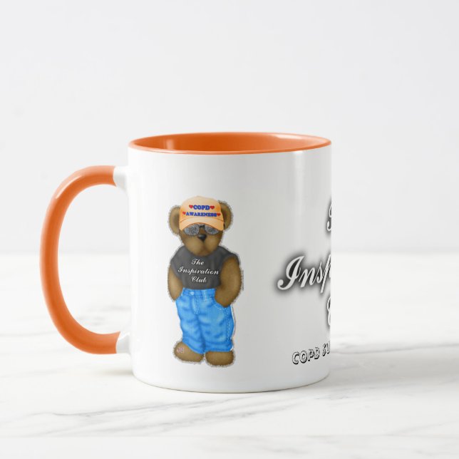 Caneca O copo de café do clube da inspiração (Esquerda)