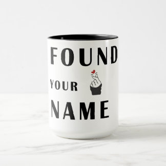 Caneca O Coração Dedo