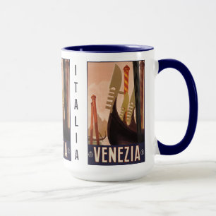 Caneca O costume de Venezia do vintage (Veneza) Italia