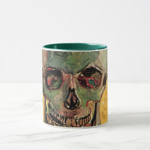 Caneca O crânio de "Ainda vida" de Vincent van Gogh