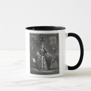 Caneca O d'Eon dos cavaleiros, vestido como uma mulher