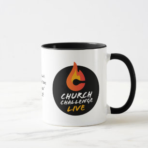 Caneca O desafio da igreja é que tudo é sinônimo possível