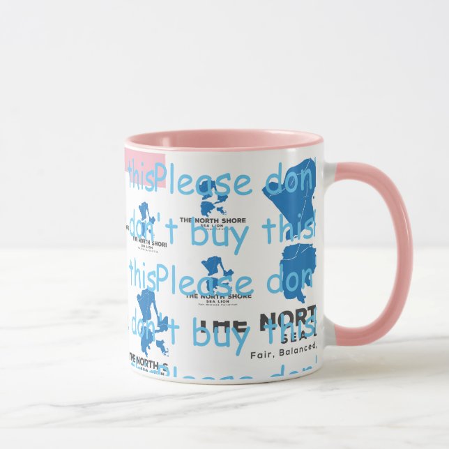 Caneca O deus que norte do leão de mar da costa Bevera-Oh (Direita)