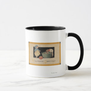 Caneca O Dia das Bruxas GreetingBobbing para maçãs