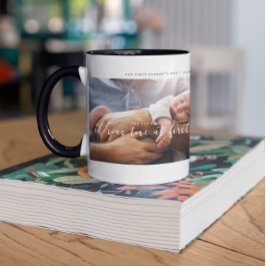 Caneca O Dia Em Que Conheci A Foto Do Meu Papai Primeiro