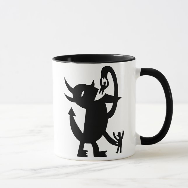 Caneca O diabo e dois amigos (Direita)