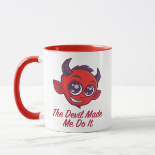 Caneca O Diabo Me Fez Fazer Isso