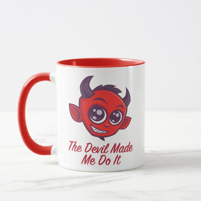 Caneca O Diabo Me Fez Fazer Isso (Esquerda)