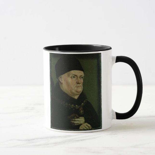 Caneca O Diptych de Matheron: retrato de Rene mim 'o bom (Direita)