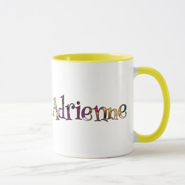 Caneca O divertimento colorido de Adrienne (Direita)