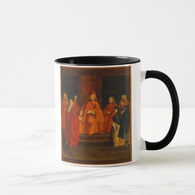 Caneca O Doge Grimani em seu trono (Direita)