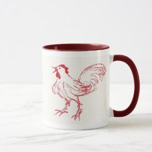 Caneca O Doodle do berbigão faz no alvorecer