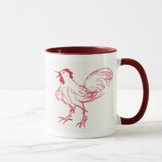 Caneca O Doodle do berbigão faz no alvorecer
