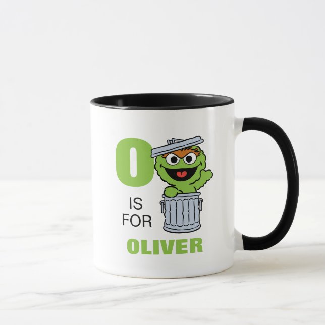 Caneca O é de Oscar, o Monstro | Adicione seu nome (Direita)