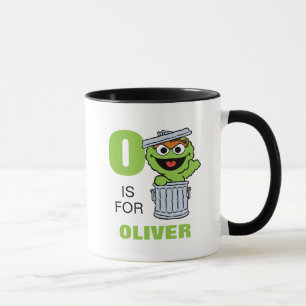 Caneca O é para Oscar, o Grouch   Adicione seu nome